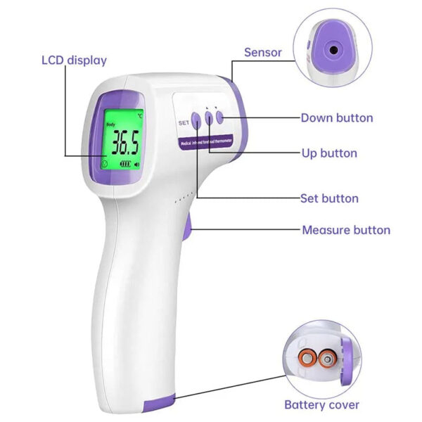 Non Contact Infrared Body Temperature Thermometer Gun - Image 7