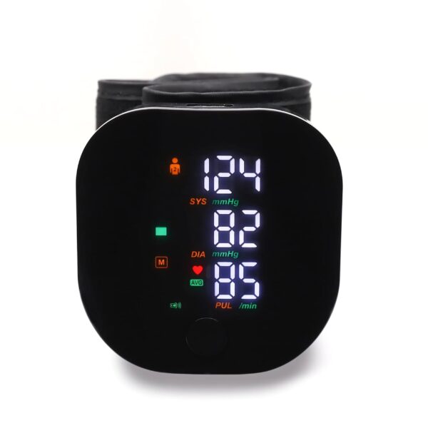 LED Wrist Blood Pressure Monitor - Heart Rate Tracker - Image 3