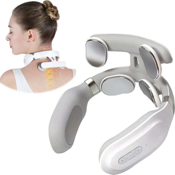 4-Head Smart Neck Massager with Heat & Voice Control - Image 2