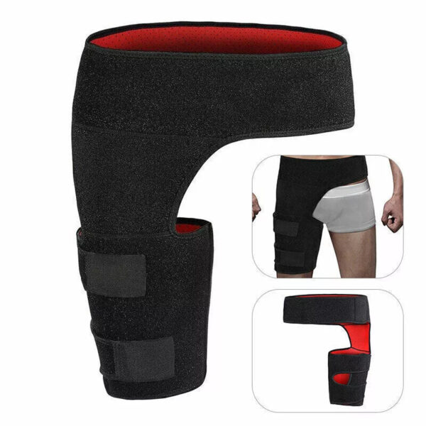 Hip Brace & Thigh Compression Sleeve for Pain Relief & Support - Image 3