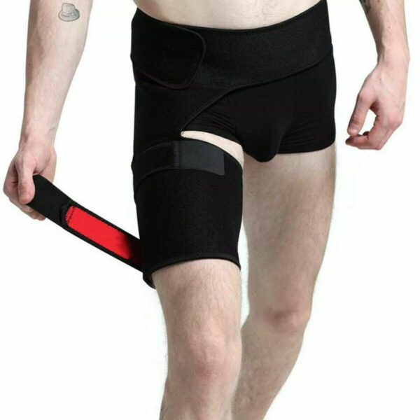 Hip Brace & Thigh Compression Sleeve for Pain Relief & Support - Image 2